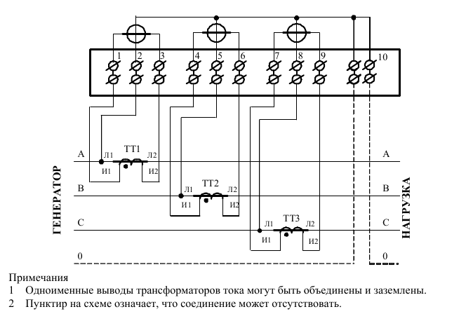 Схема подключения