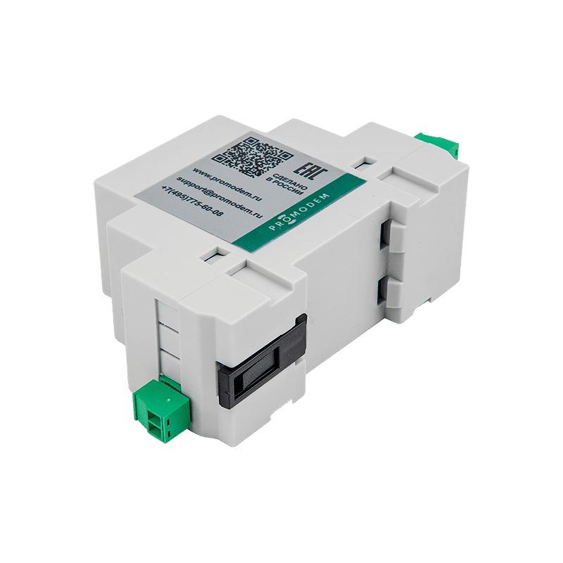 PROMODEM GSM-485-AC — крепление на DIN-рейку